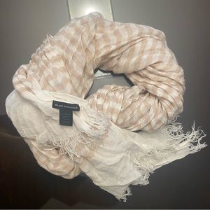 Club Monaco Linen Striped Scarf
